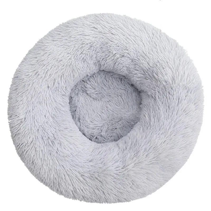 Indulge Your Furry Friend with Our Cozy Plush Round Pet Bed - Perfect for Large Dogs & Cats, Available in 6 Sizes for Ultimate Winter Warmth and Comfort