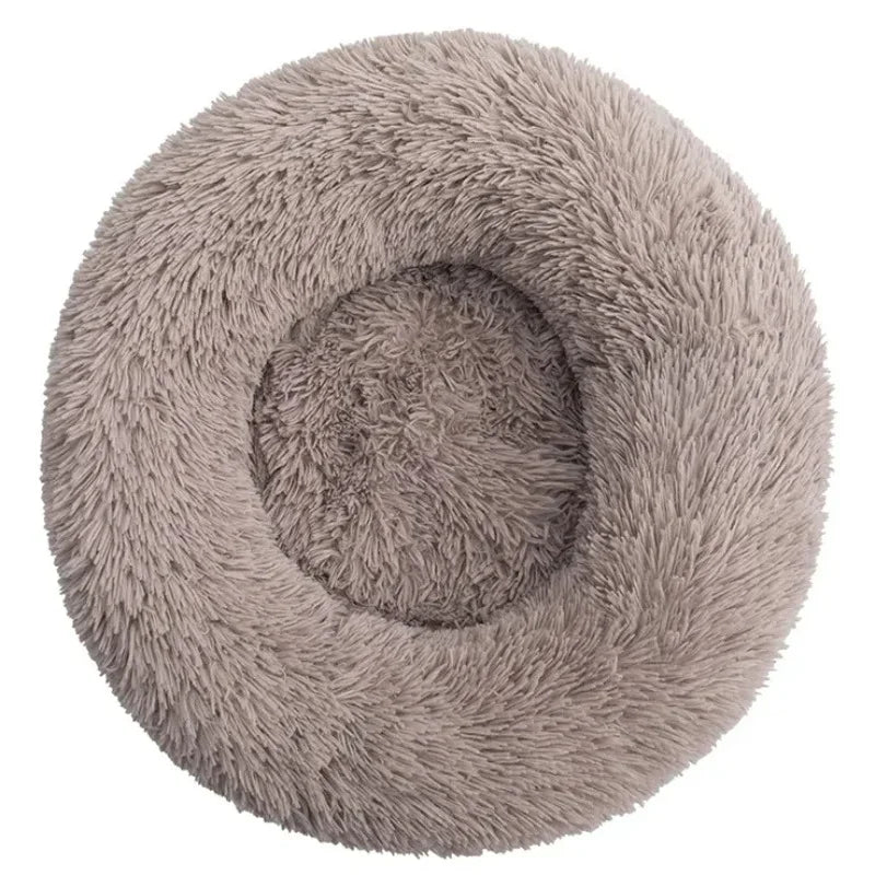 Indulge Your Furry Friend with Our Cozy Plush Round Pet Bed - Perfect for Large Dogs & Cats, Available in 6 Sizes for Ultimate Winter Warmth and Comfort